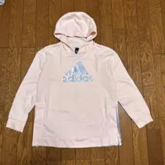 アディダス　裏起毛パーカー　140