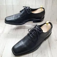 極美品【42】ecco　ヘルシンキクラシック　ビジネスシューズ　スクエアのサムネイル