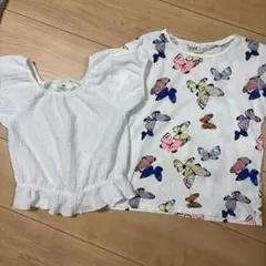 120 H&M 女の子 2枚セット