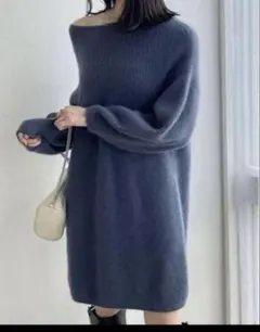 snidel スナイデル ラクーンミニニットワンピース