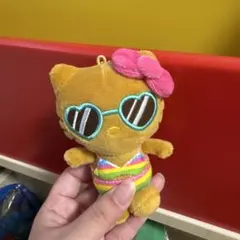 日焼けキティ ぬいぐるみマスコット
