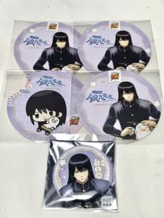 銀魂　３年Z組銀八先生　アニメイトカフェ　缶バッジ＆特典　桂小太郎5点セット