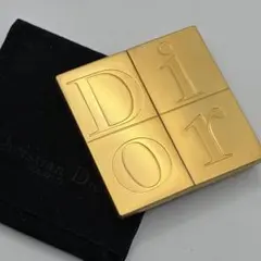 Christian Dior☆スライド式 コンパクトミラー ゴールド
