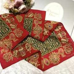 ♡12/20迄1000円割引♡新品　クリスチャンディオール　ハンカチ　スカーフ