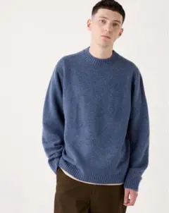 ユニクロ　スフレヤーンクルーネックセーター