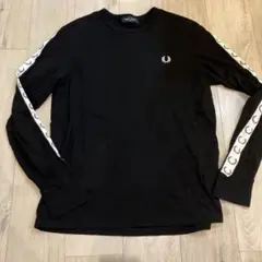 FRED PERRY　フレッドペリー　ロンT　テープロゴ　月桂樹ロゴ