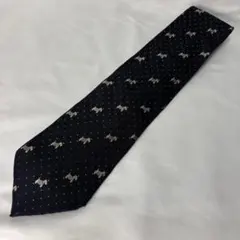 YVES SAINT LAURENT イヴサンローラン ドット 犬柄 ネクタイのサムネイル