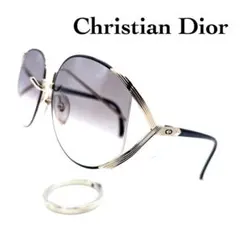 Dior サングラス バタフライ ブラック ゴールド グラデ Vintage