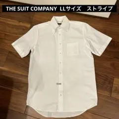 THE SUIT COMPANY 半袖ワイシャツ ホワイト　LLサイズのサムネイル