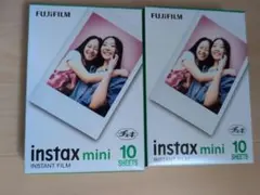FUJIFILM instax mini インスタントフィルム新品10シート×2