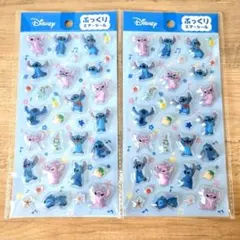 Disney Stitch ぷっくりエアーシール 2枚セット24時間以内に発送⭐のサムネイル