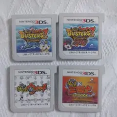 3DSソフトのみ　妖怪ウォッチ4本まとめ　動作確認済み