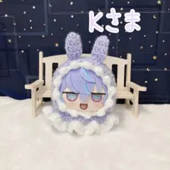 フープ付き 10cm ぬい服 にじはぺ ドット おすわり ヘッドドレス