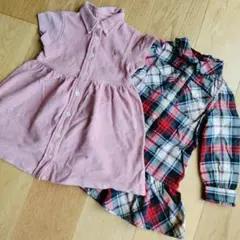 ラルフローレン 90　ワンピース２枚　女の子