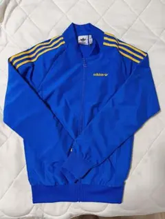 M アディダスオリジナルス トラックジャケット ジャージ ネイビー 白 