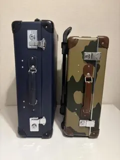 GLOBE-TROTTER キャリーケース ネイビー&カモフラのサムネイル