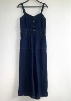 デニム サロペット オールインワン ワイドパンツのサムネイル