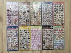 ボンボンドロップシール 和柄 10枚 正規品　新品未使用　ラーメン　だるま　新作