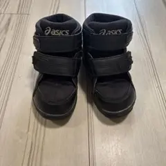 asics ブラック ハイカットスニーカー　16.0