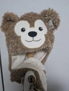ダッフィー フリース帽子 新品タグ付き【香港ディズニー限定】