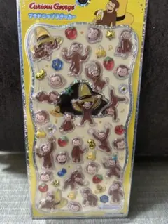 おさるのジョージ　プチドロップステッカー