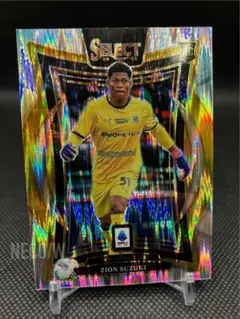 【貴重】鈴木彩艶 パルマ 2024 Panini フラッシュシルバー ルーキー