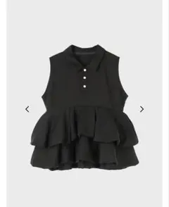 The toe Amstel Blouse black S - メルカリ