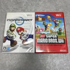 Wii マリオカート&スーパーマリオブラザーズ ソフト2セット