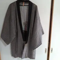 ストライプデザインのどてら