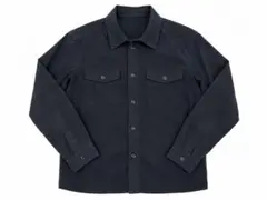 UNIQLO ユニクロ ワークシャツ 長袖 ネイビー L ミリタリー