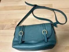 Dakota青緑 レザー ショルダーバッグ
