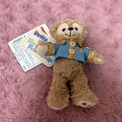 ダッフィーアンドフレンズ　ワンダフルフレンドシップ　ぬいぐるみバッジ