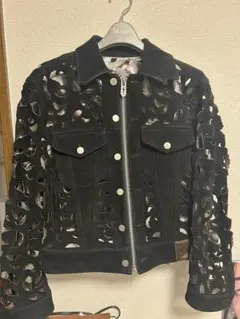 MASU 24SS WINGCUT LEATHER TRUCKER JACKET