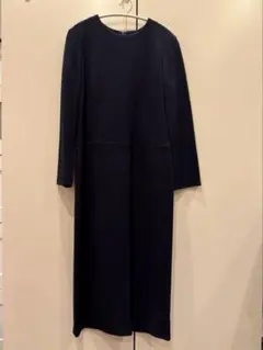 Whim Gazette ネイビー ロングスリーブ ワンピース