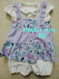新品同様　ANA SUI mini 　ロンパース 80cm　アナスイミニのサムネイル