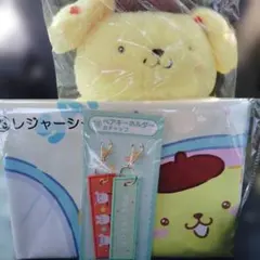 サンリオ当たりくじポムポムプリンぬいぐるみレジャーシートポチャッコキーホルダー
