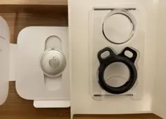 AirTag 説明書と箱付き　新品未使用 Apple エアタグ　ケースセット