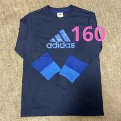 adidas 長袖カットソー ネイビー/ブルー