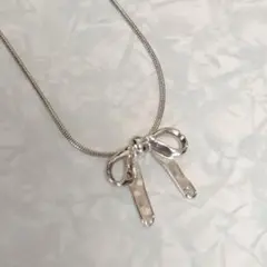 リボンモチーフ ネックレス