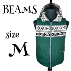 BEAMS ビームス ベスト ナイロンジャンバー M