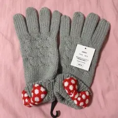 ★新品★ディズニーリゾート　ニット　ミニー　手袋　ミトン