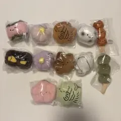 【新品】にっこりーノ　和菓子のぬいぐるみ　1 3 コンプリート 4 ガチャ