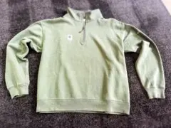 Columbia ハーフジップ スウェット 刺繍ロゴ スクエアロゴ Mサイズ