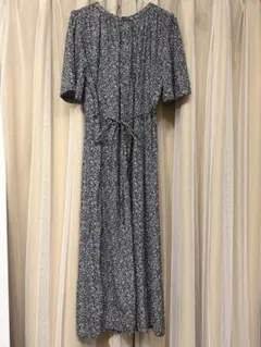 ロペピクニック　花柄 半袖シャツワンピース