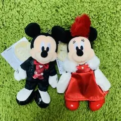 【値下げ】✨タグ付き美品✨BBBミッキーミニーぬいぐるみ ビッグバンドビート BBB ミッキー ミニー ぬいぐるみ