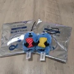 パペットスンスンスシローコラボ 指人形２種 スンスンとノンノンのクリアピック