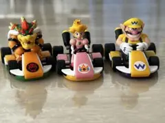 マリオカート　 バウザー ピーチ ワリオ ミニカー 3体セット