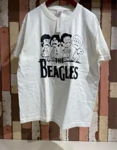 ピーナッツ パロディ BEAGLES Tシャツ WHT L