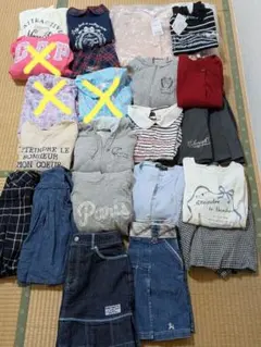 にゃわんこ様専用 子供服まとめ売り(未使用含)女の子150cm 19点