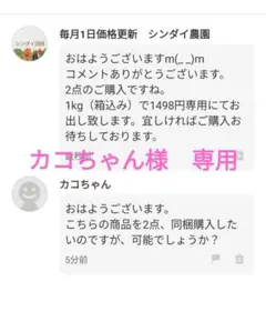 カコちゃん様　専用　モロッコいんげん　1kg